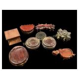 Group AsiannWooden Display Stands