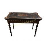 Vintage Asian lacquer tea table