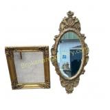 One Vintage and one Antik Mirror