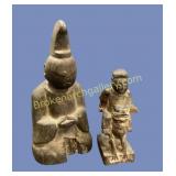 Two Japanese Wood Carvings