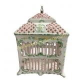Hand-Painted Ceramic Cage Design Lantern