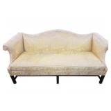 Cream Colored Camelback Sofa