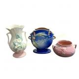 Three Roseville Pottery Pieces