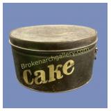 Tin ware Cake Box