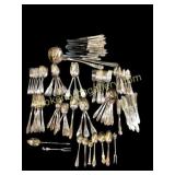 Large Collection of Silver  Plate Flatware