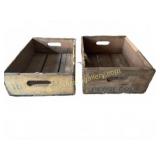 Slightly Damaged Wooden Pepsi Crates