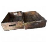 Slightly Damaged Wooden Pepsi Crates