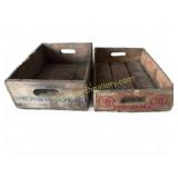 Vintage Wooden Pepsi Crates
