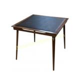 Mid-Century Folding Table Set with Folding Chairs