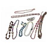 Costume Jewelry Necklace and Bracelet