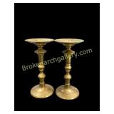 Pair Brass Pricket Sticks