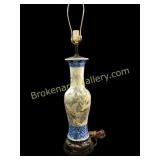 Asian Porcelain Vase Lamp