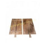 Wooden Boards, 26 1/2 x 16 Inches