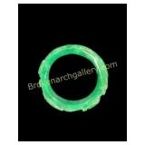 Carved a Jade Bangle Bracelet