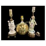 Three Table Lamps
