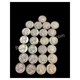 25 Silver Quarters