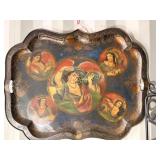 Antique Toleware Tray