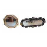Two Decorative Wall Mirrors