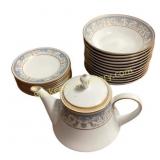 Noritake China Teapot and Dish Set
