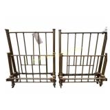 Pair of Brass Twin Bed Frames