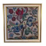 Jacobean Style Needlepoint Tapestry