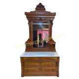 Eastlake Burl Walnut Dresser