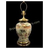Japanese Satsuma Porcelain Lamp