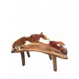 Live Edge Wood Bench, 31.5" x 49" x 12"