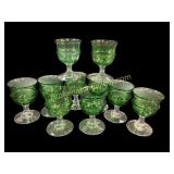 Set of Heisey Glass Goblets