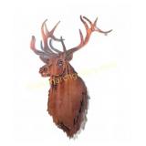 Laser Cut Wooden Deer Wall Art Signed KD