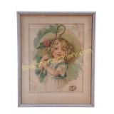 Little Bo-Peep Lithograph Print, Maud Humphrey