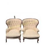 Cream Upholstered Accent Chairs