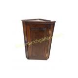 George III Oak Hanging Corner Cupboard