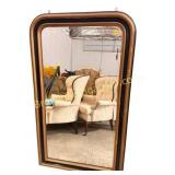 Louis Philippe-Style Gilt and Ebonized Wall Mirror