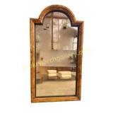 Large Faux-Marble Painted Wall Mirror