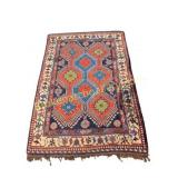 2 Semi Antique Persian Throw Rugs