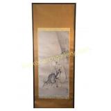 Large Japanese Hanging Scroll