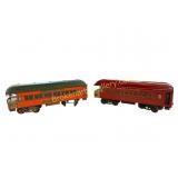 Prewar American Flyer O Gauge Passenger Cars