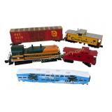 Lot of Assorted O Gauge Model Train Cars