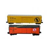 Two Lionel Great Northern Boxcars
