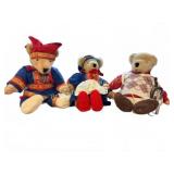 3 Limited Edition Artist Bears