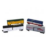 Lot of Four O Gauge Lionel Boxcars