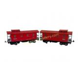Two Prewar Lionel 517 Caboose Cars