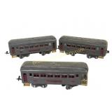 Three Prewar Lionel Passenger Cars