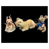 Steiff Mice and Cat