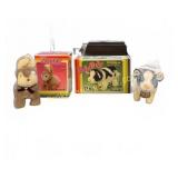 Battery Operated Plush Cow and Bunny with Box