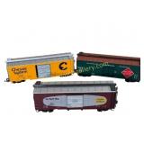 Three G Scale Aristo-Craft Boxcars