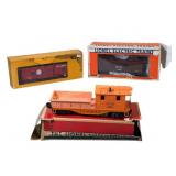 Lot of Three Boxed Lionel Caboose Cars
