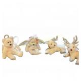 TY Beanie Babies Angel Bears and Reindeer Set