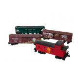 Four Lionel Southern Railway Cars